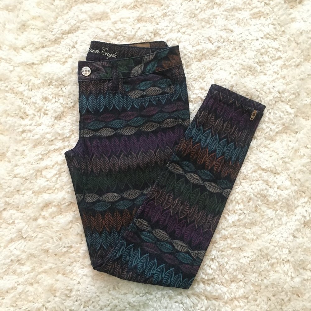 🍂 AMERICAN EAGLE ANKLE-ZIP JEANS 🎇LIKE NEW🎇